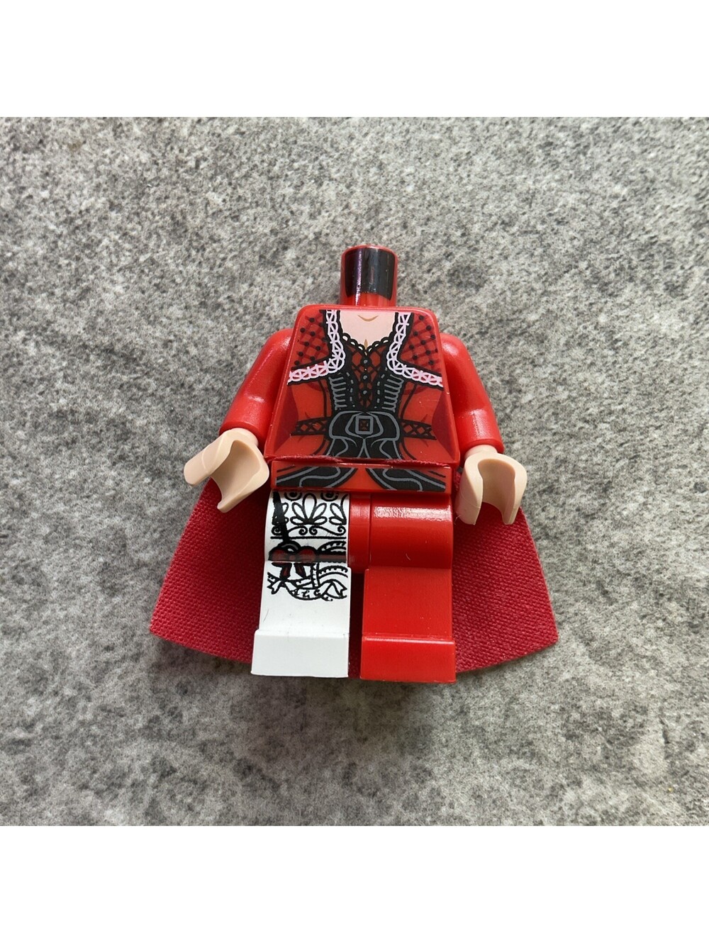 LEGO Red Harrington Body Legs and Skirt Missing Head Lone Ranger 79108 Minifig
